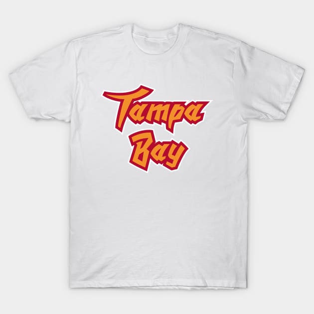 Tampa Bay Basketball - White T-Shirt by KFig21